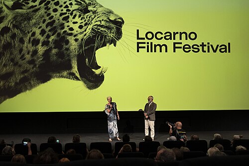 Actress Emma Thompson at the screening of Sense and Sensibility at the 78th Locarno Film Festival