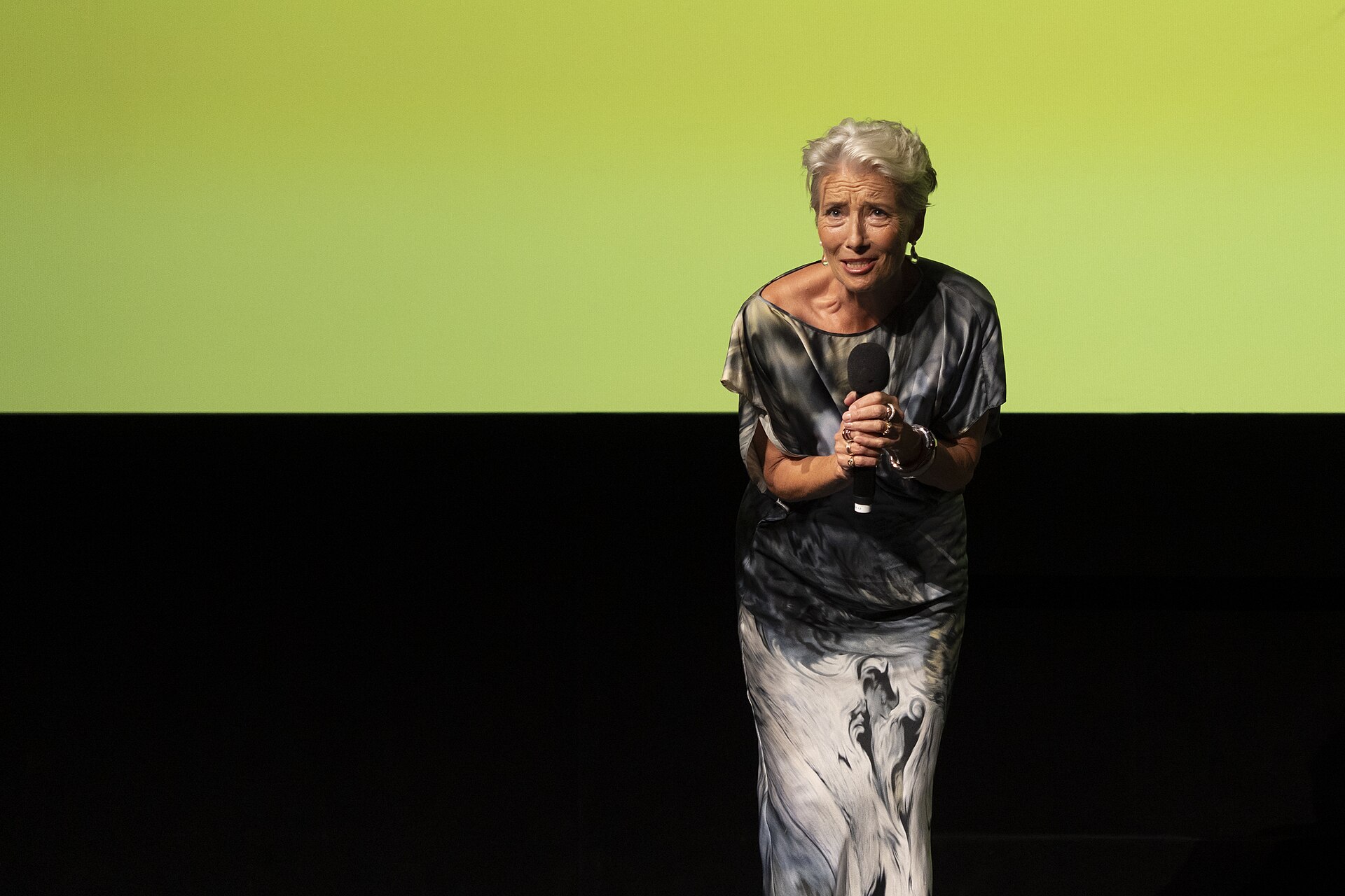 Actress Emma Thompson at the screening of Sense and Sensibility at the 78th Locarno Film Festival