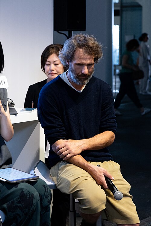 Emmanuel Dupont, architect, at the Art Basel international art fair in Basel, Switzerland in June 2025.