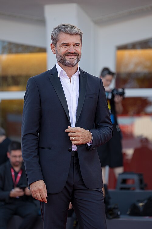 Enrico Bartolini, chef, at 82nd Venice International Film Festival in Venice, Italy.