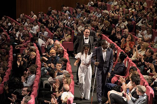 Erige Sehiri, actress, at the 2025 Cannes Film Festival for the premiere of “Promis le ciel” in Cannes, France.