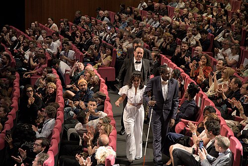 Erige Sehiri, actress, at the 2025 Cannes Film Festival for the premiere of “Promis le ciel” in Cannes, France.