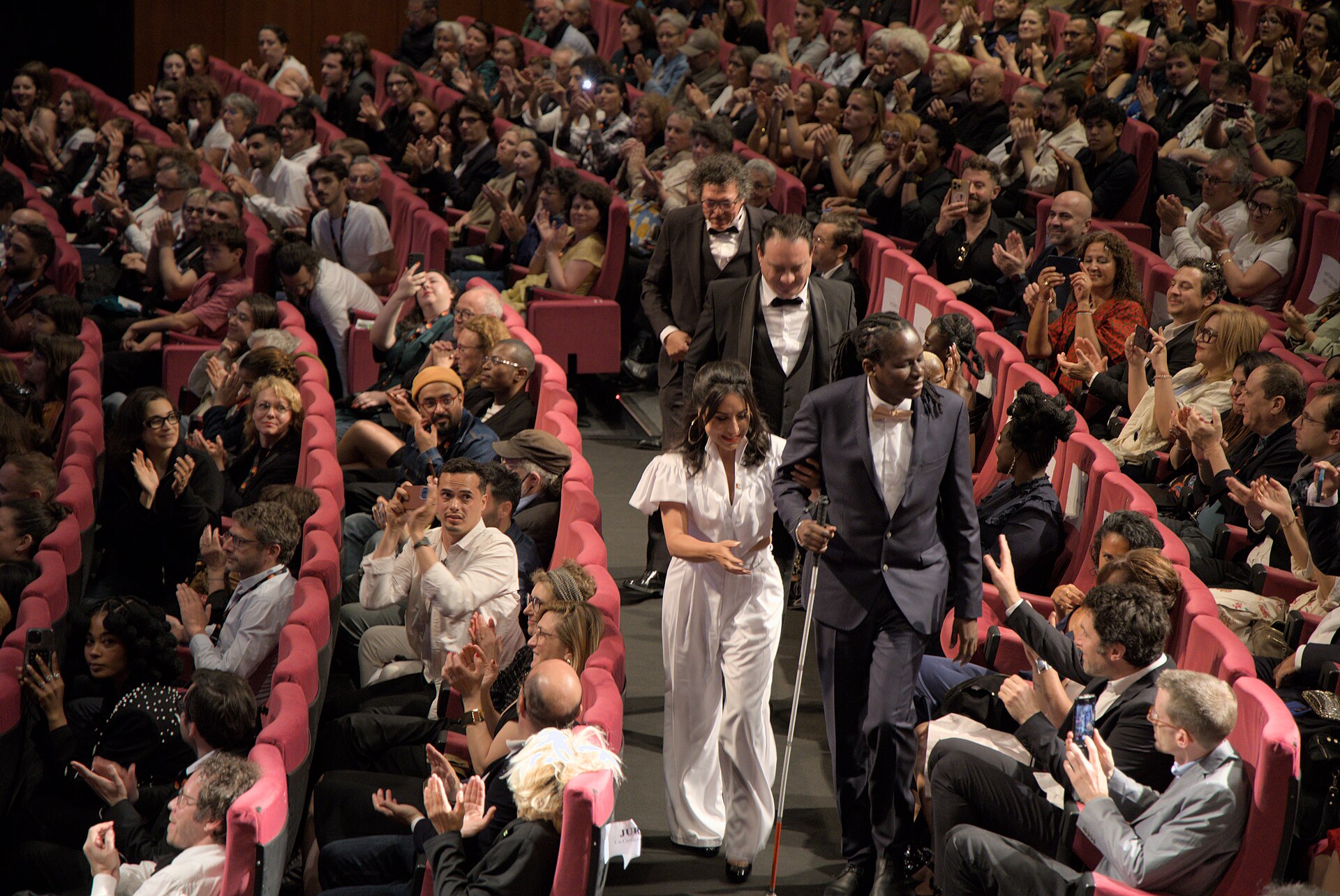 Erige Sehiri, actress, at the 2025 Cannes Film Festival for the premiere of “Promis le ciel” in Cannes, France.