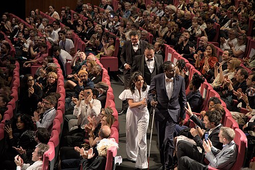 Erige Sehiri, actress, at the 2025 Cannes Film Festival for the premiere of “Promis le ciel” in Cannes, France.