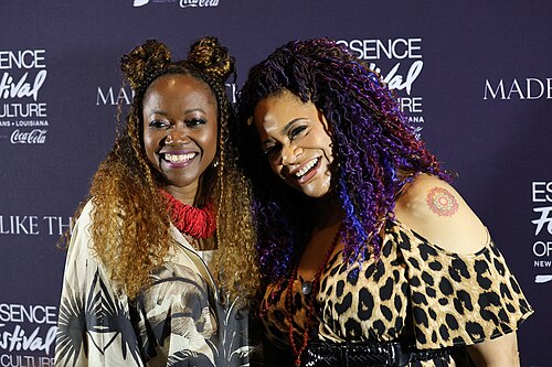 Erika Alexander and Kim Coles at Essence Fest 2025