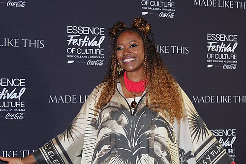 Erika Alexander at the Essence Festival of Culture 2025 in New Orleans, Louisiana in July 2025.