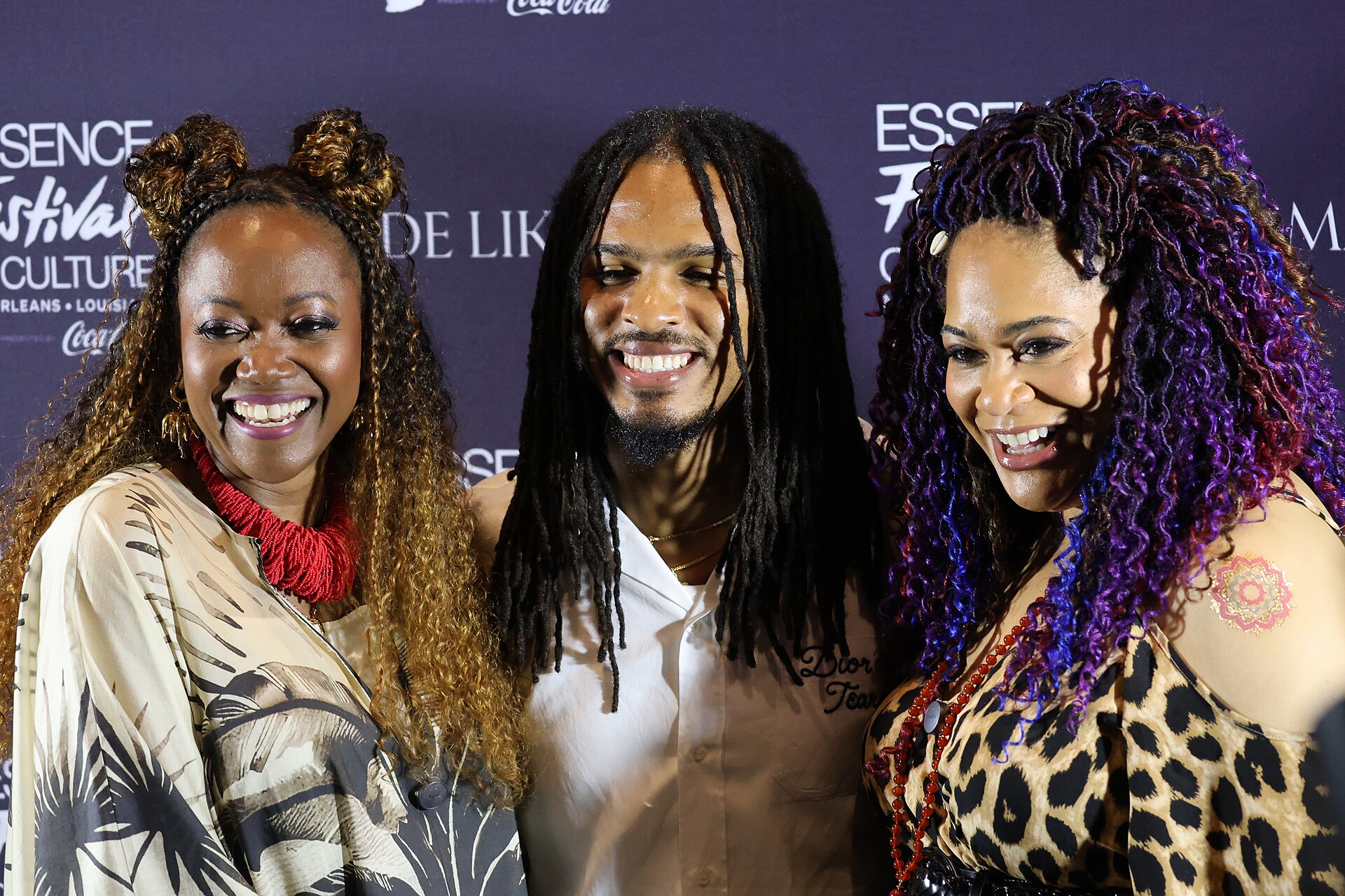 Erika Alexander, Kim Coles, and Keith Lee at Essence Fest 2025