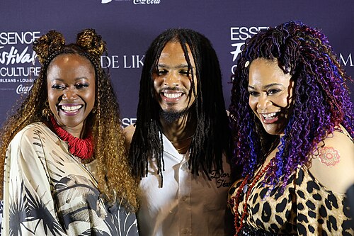 Erika Alexander, Kim Coles, and Keith Lee at Essence Fest 2025