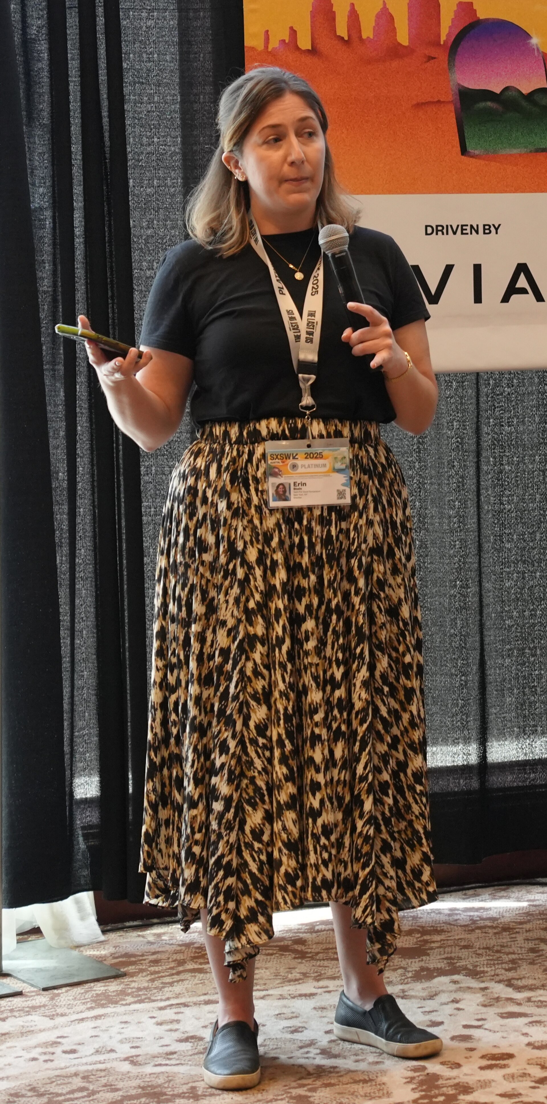 Erin Stein, Tech For Good Symposium, panel at SXSW 2025 in Austin, Texas. Tech for Good Meet Up.