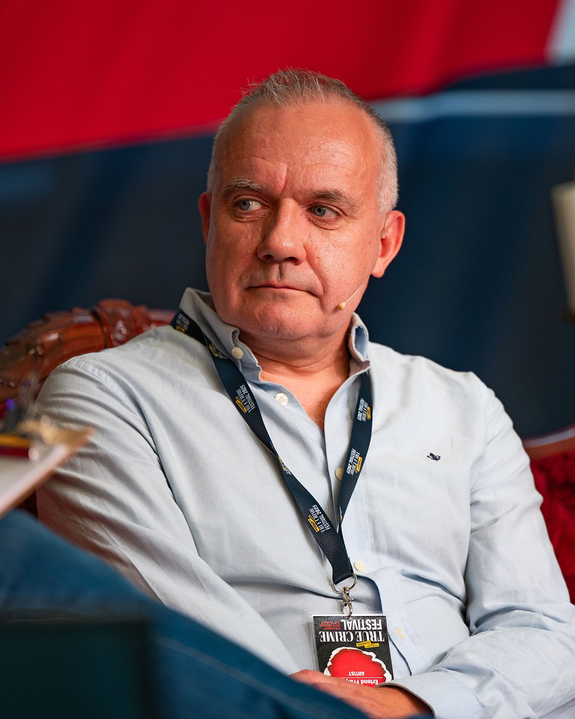 Erlend Frafjord at the True Crime Festival in Arendal, Norway, 2025