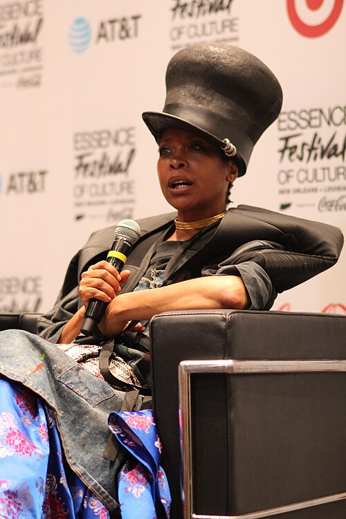 Erykah Badu at the Essence Festival of Culture 2025 in New Orleans, Louisiana in July 2025.
