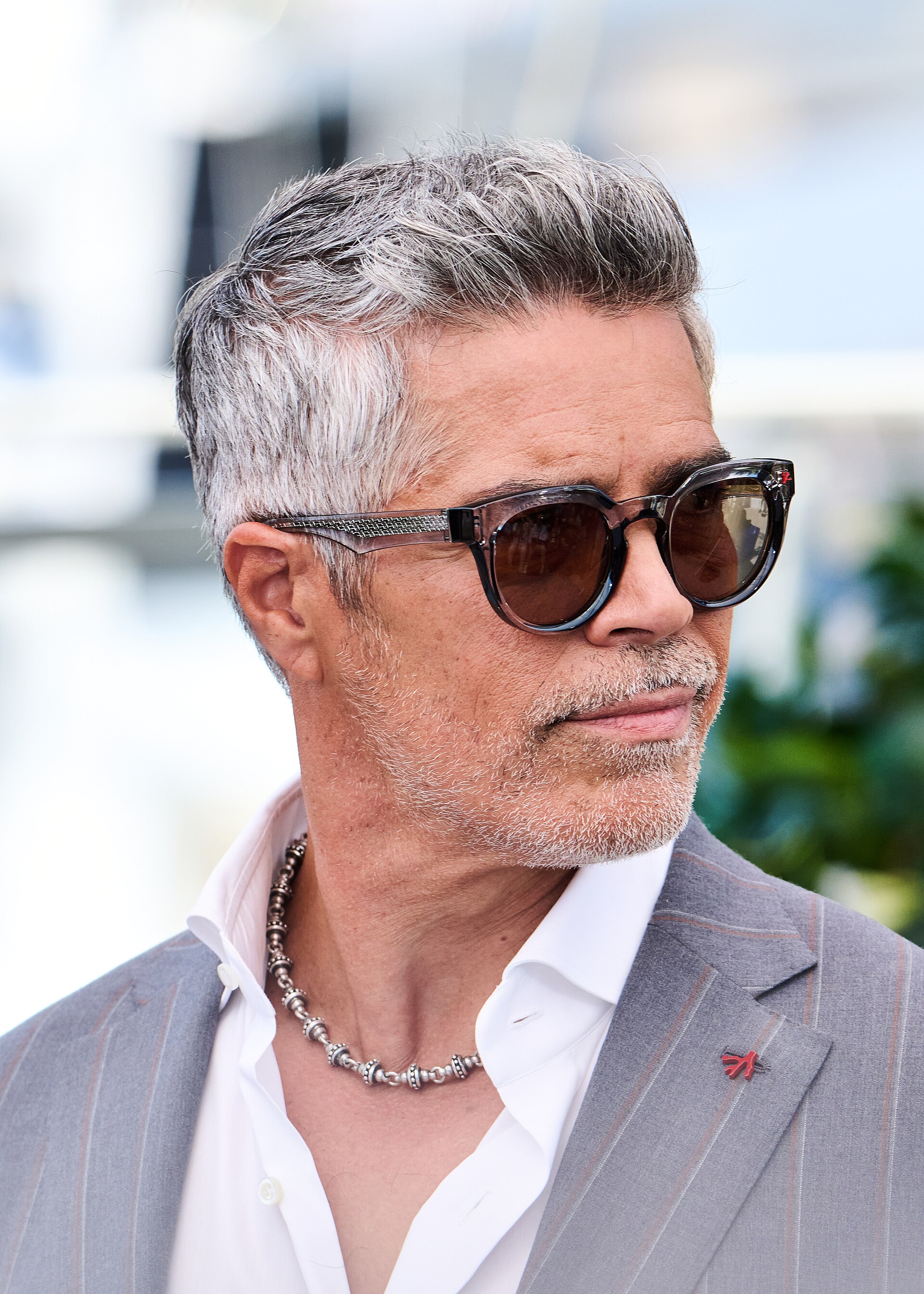 Esai Morales poses during a photocall for Mission: Impossible - The Final Reckoning at the 2025 Cannes Film Festival
