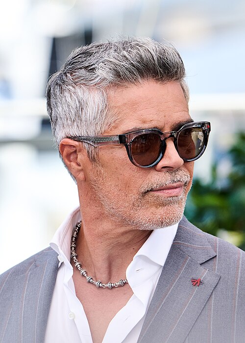 Esai Morales poses during a photocall for Mission: Impossible - The Final Reckoning at the 2025 Cannes Film Festival