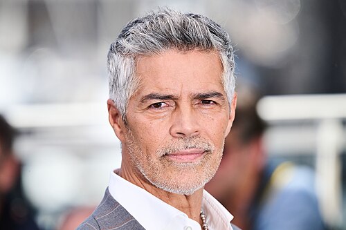 Esai Morales poses during a photocall for Mission: Impossible - The Final Reckoning at the 2025 Cannes Film Festival