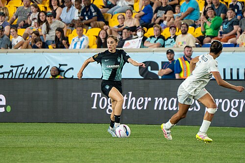 Esther González during Gotham FC vs Bay FC on 6.21.25