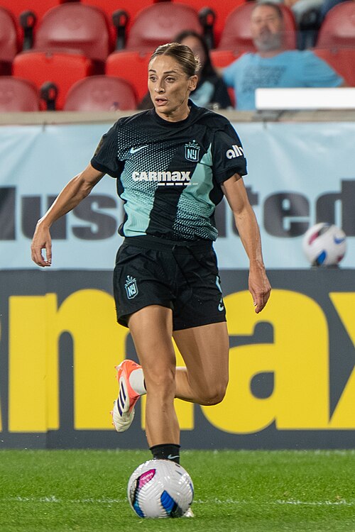 Esther González during Gotham FC vs Portland Thorns FC on 26 Sep 2025