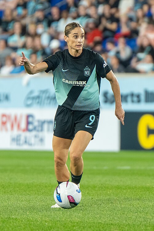 Esther González during Gotham FC vs Portland Thorns FC on 26 Sep 2025