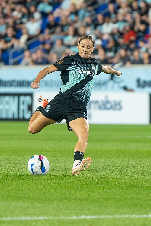 Esther González during Gotham FC vs Portland Thorns FC on 26 Sep 2025