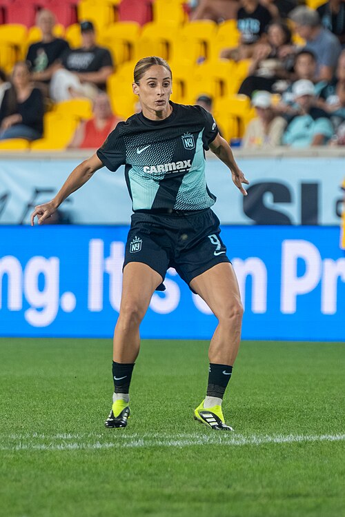 Esther González during Gotham FC vs Utah Royals on 23 Aug 2025