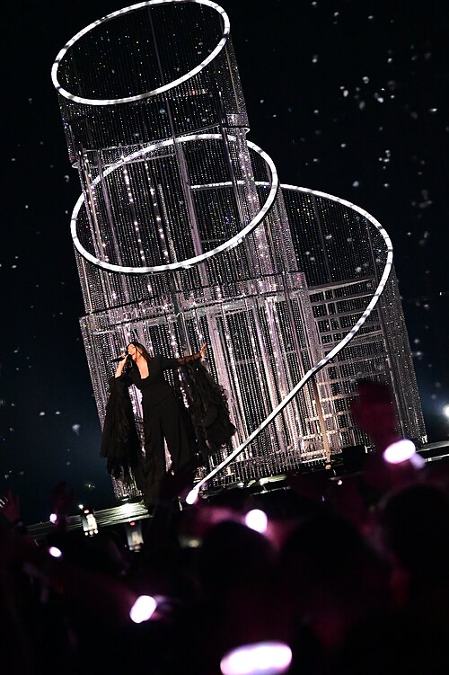 Yuval Raphael in the Second Semifinal of the 69th Annual Eurovision Song Contest