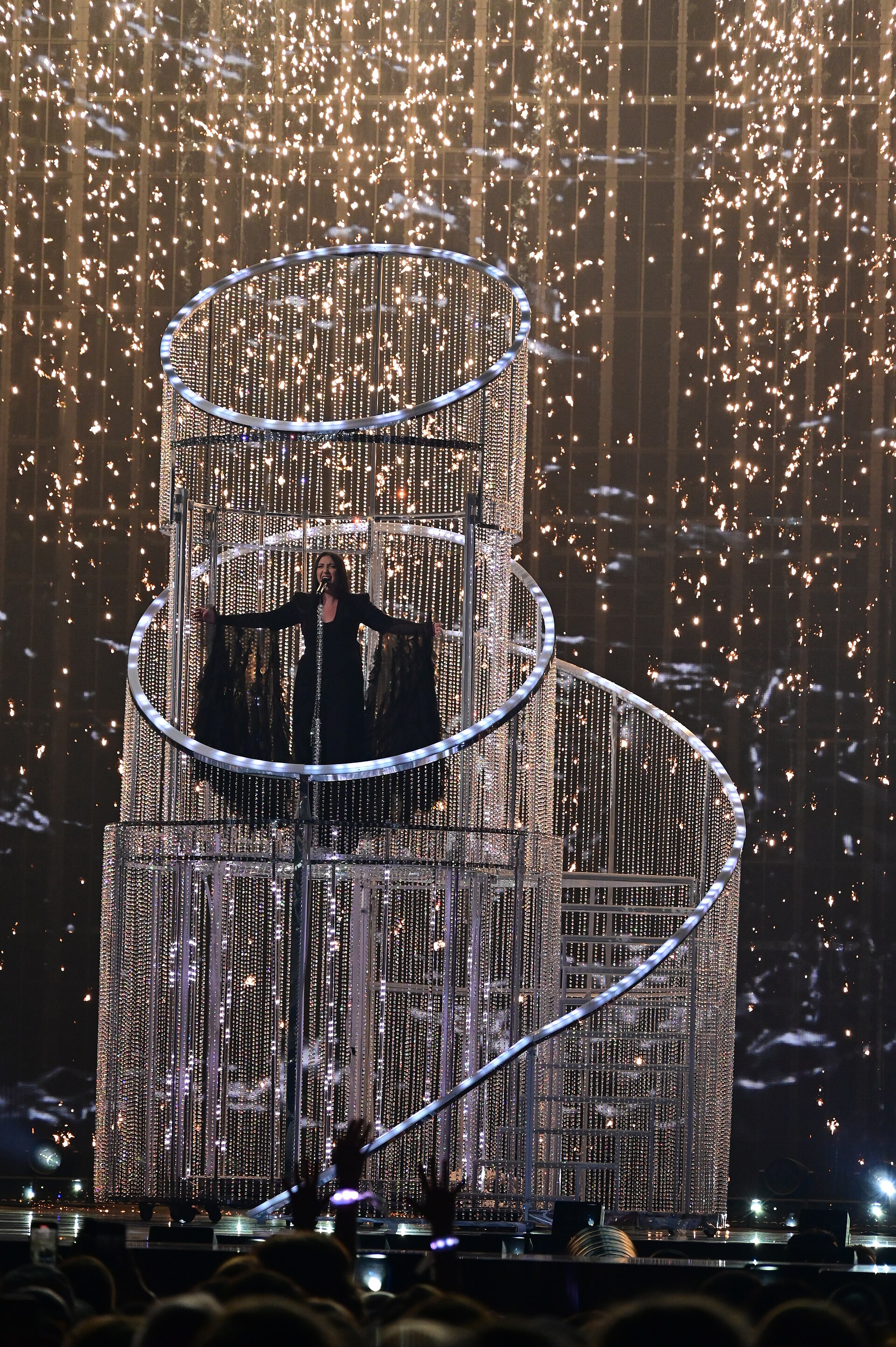 Yuval Raphael in the Second Semifinal of the 69th Annual Eurovision Song Contest