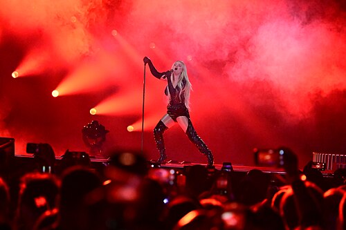 Erika Vikman in the Second Semifinal of the 69th Annual Eurovision Song Contest