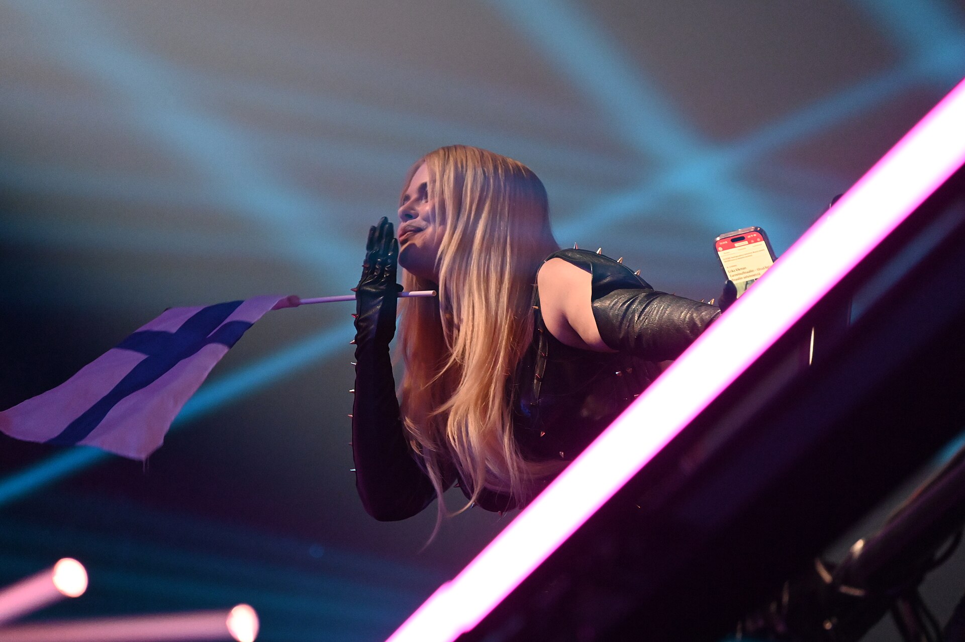 Erika Vikman in the Second Semifinal of the 69th Annual Eurovision Song Contest