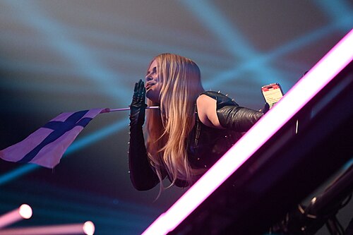 Erika Vikman in the Second Semifinal of the 69th Annual Eurovision Song Contest