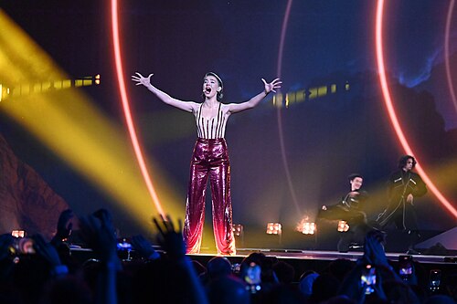 Mariam Shengelia in the Second Semifinal of the 69th Annual Eurovision Song Contest
