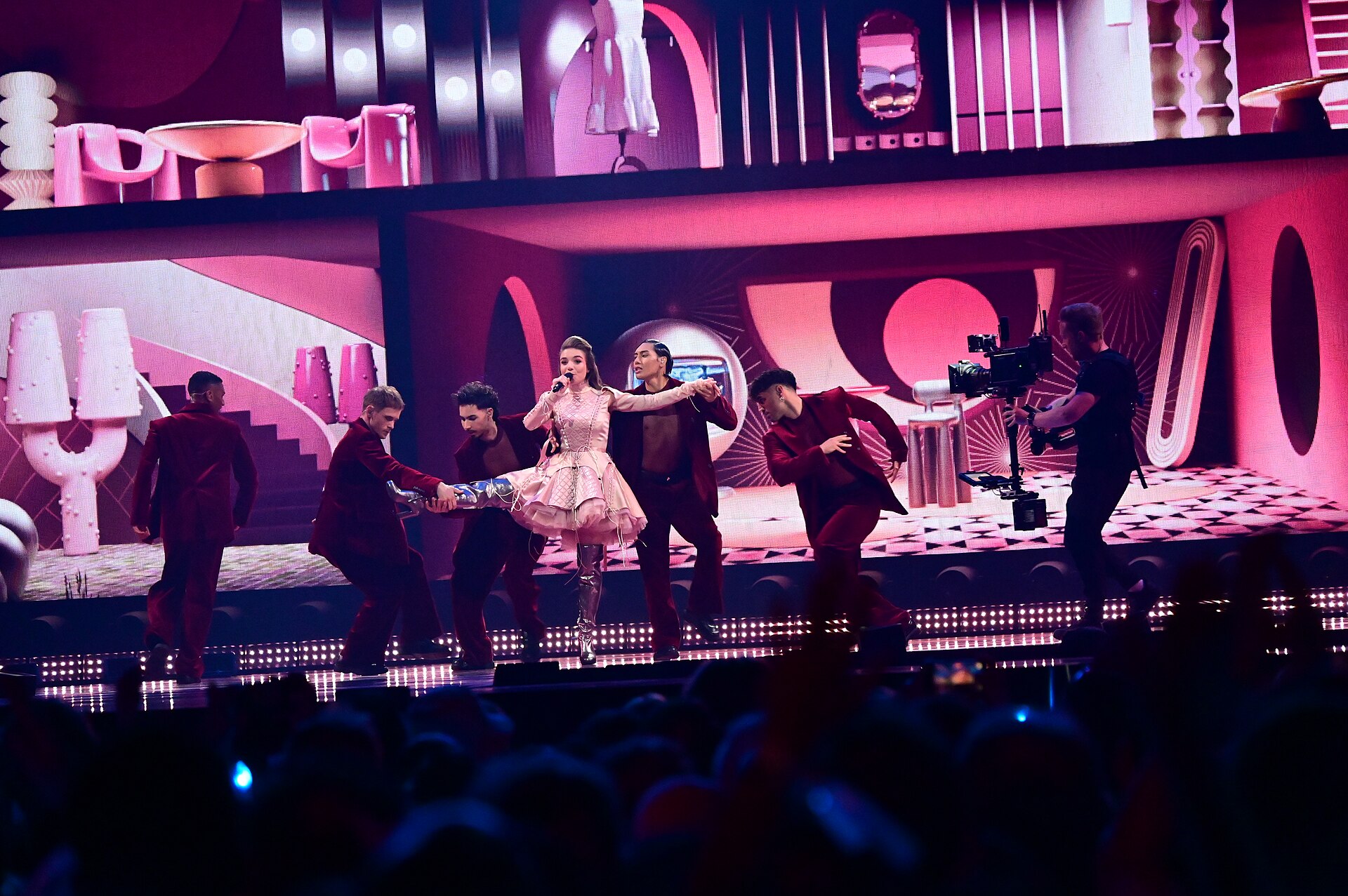 Laura Thorn in the Second Semifinal of the 69th Annual Eurovision Song Contest