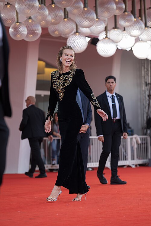 Eva Herzigová, model and Actress, at 82nd Venice International Film Festival in Venice, Italy.