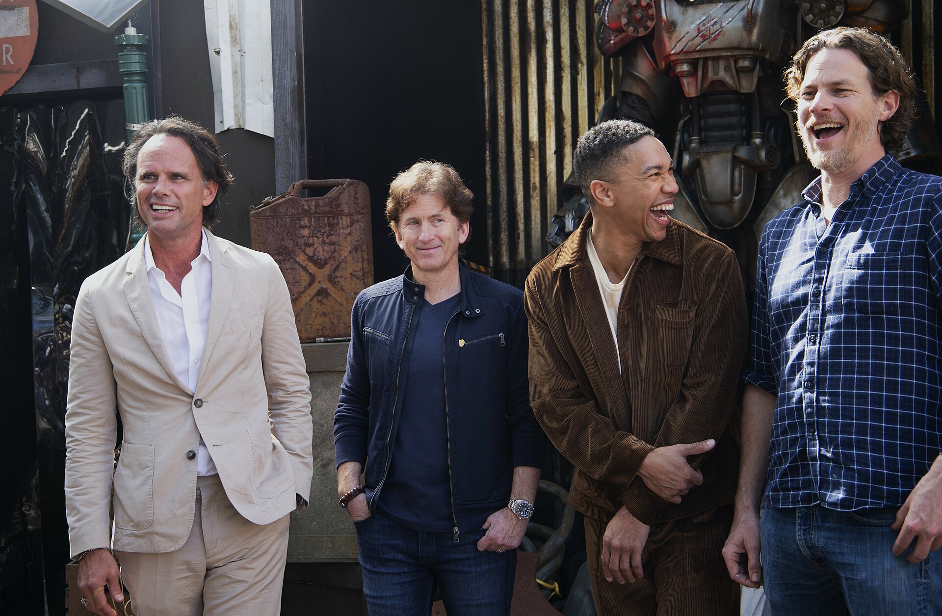 Prime Video's new series "Fallout" activation at SXSW 2024 with director Jonathan Nolan, producer Todd Howard and stars Walton Goggins & Aaron Moten