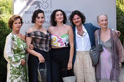 Familiar Touch cast and crew at 81st Venice Film Festival