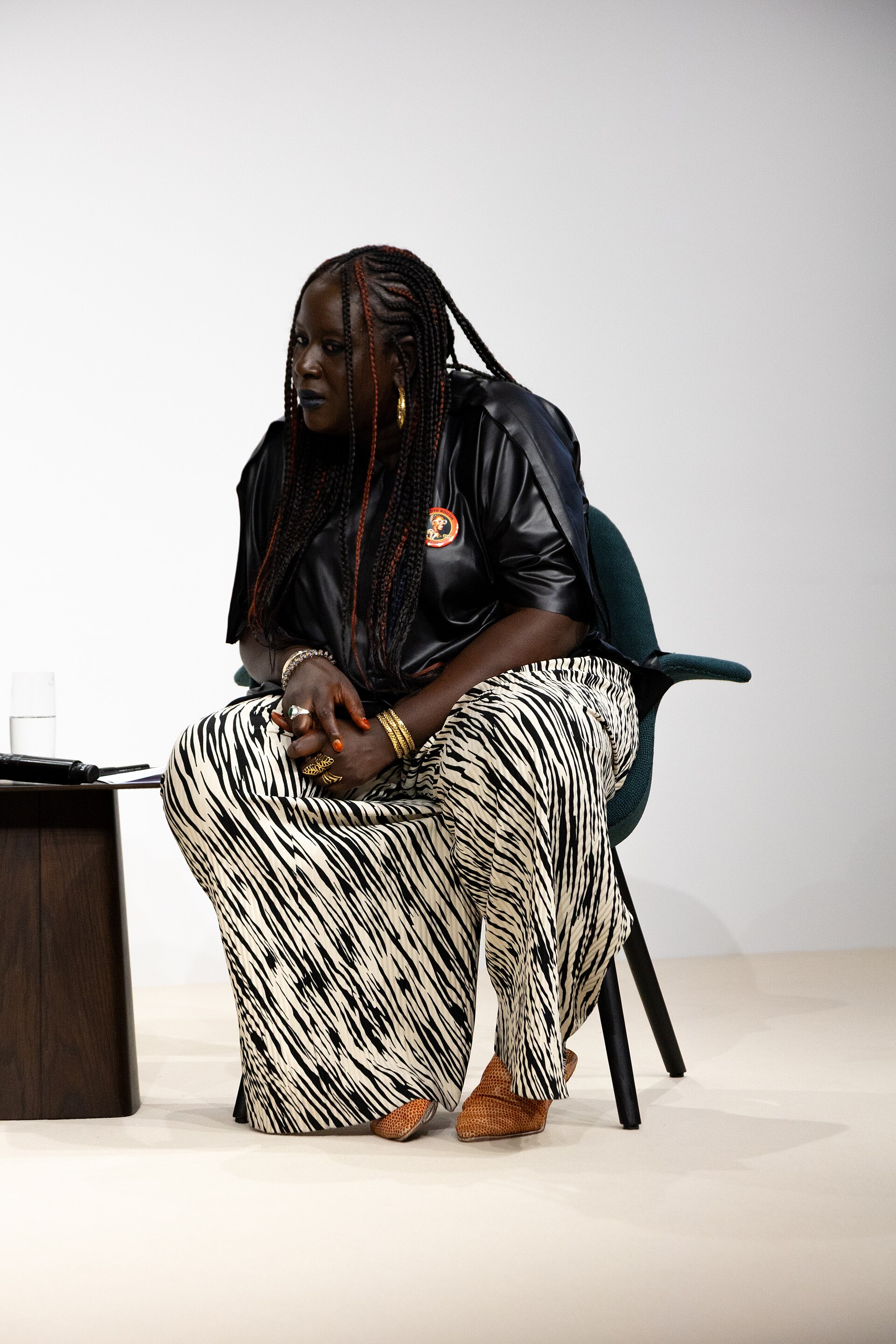 Fatima Bintou Rassoul SY, Director of Programs at RAW Material Company, at the Art Basel international art fair in Basel, Switzerland in June 2025.