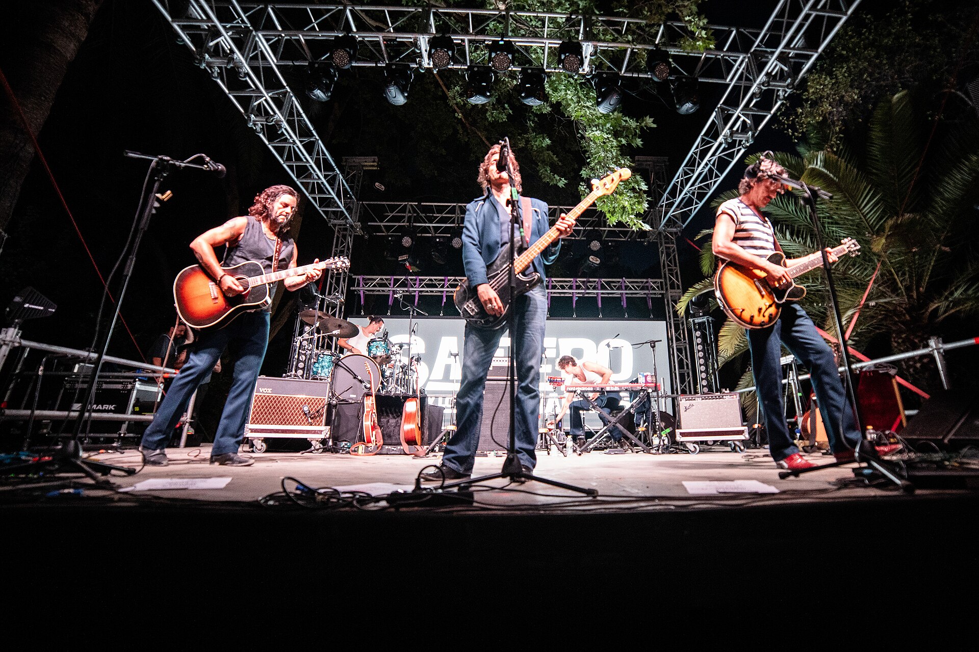 Santero y los muchachos at Brisa Festival 2023 at Jardín Botánico Histórico de la Concepción in Malaga