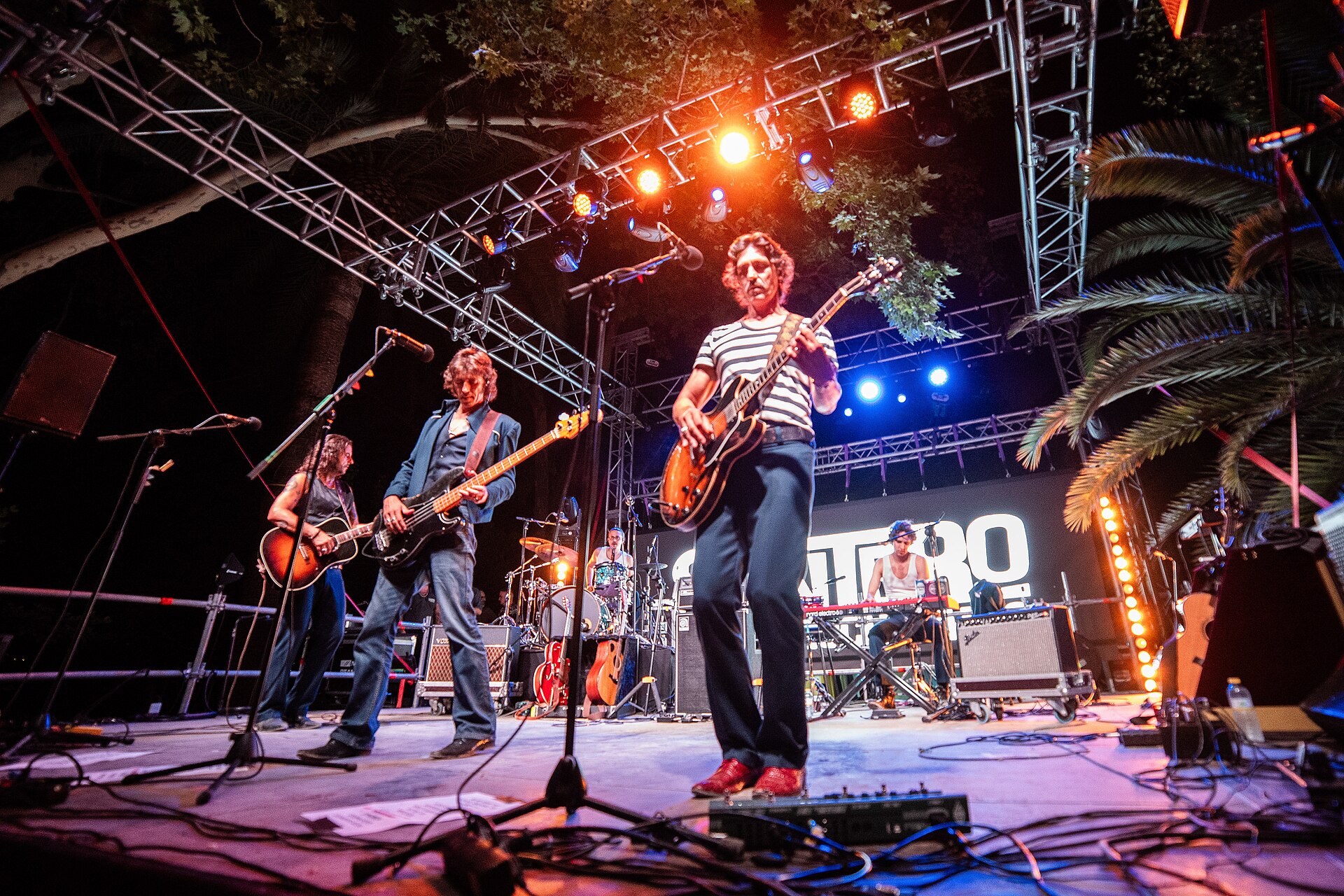 Santero y los muchachos at Brisa Festival 2023 at Jardín Botánico Histórico de la Concepción in Malaga