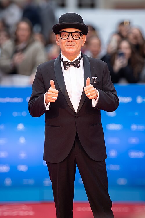 José Corbacho en la alfombra roja del Festival de Málaga 2024 frente al Teatro Cervantes