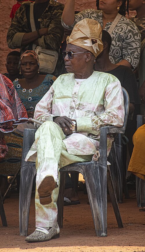 Cérémonie egungun à la place Migan