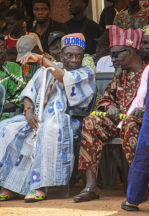 Cérémonie egungun à la place Migan