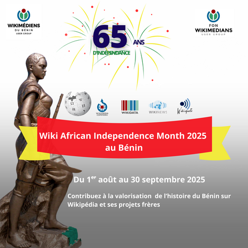 Flyer Wiki Independance Day 2025 in Benin