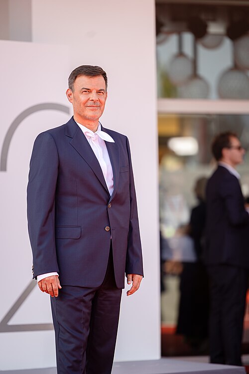François Ozon, director, at 82nd Venice International Film Festival in Venice, Italy for the film L'etranger.