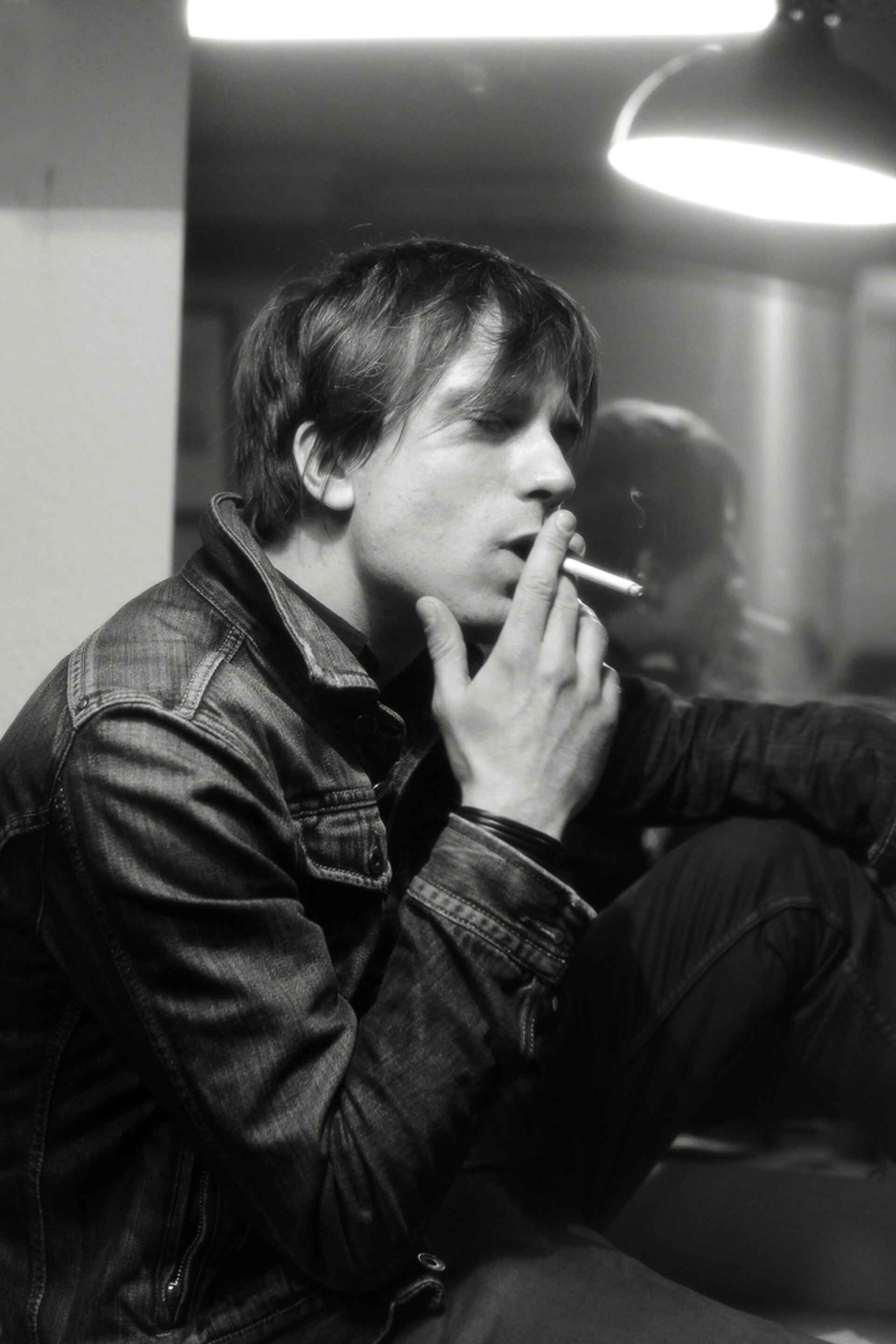 Portrait photographique du guitariste François Poggio