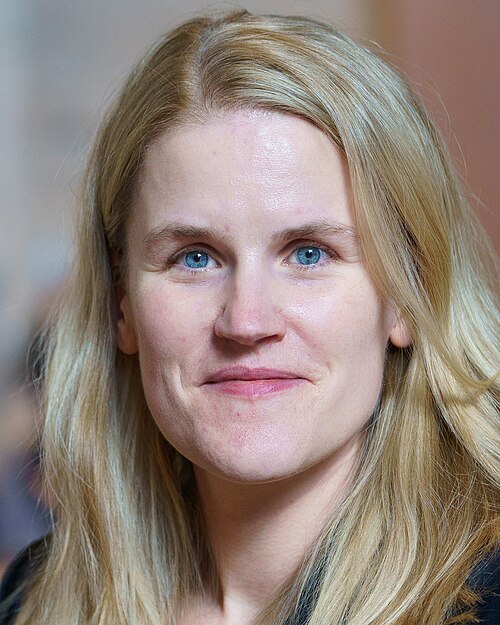 Frances Haugen, advocate for accountability and transparency in social media, speaking at the International Journalism Festival 2024 in Perugia, Italy on a panel called How to prepare for the AI whistleblowers?.