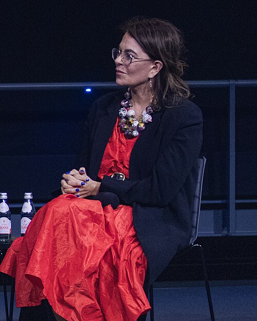 Francine Maisler at a Q&A for Sinners in Los Angeles, California