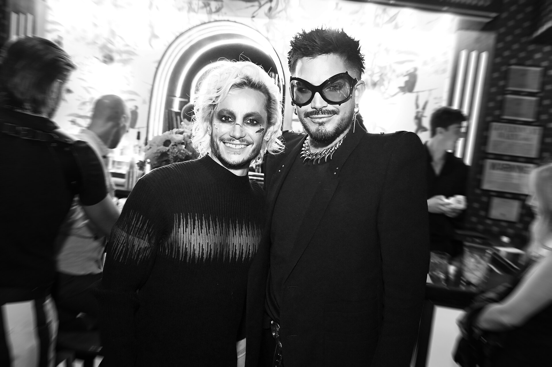 Frankie Grande & Adam Lambert at the Off-Broadway Opening Night of "Exorcistic," 2025