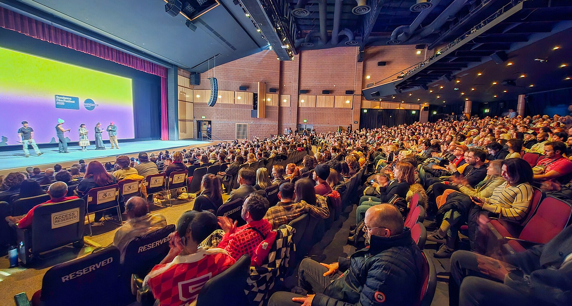 Full house at the I Want Your Sex premiere during the 2026 Sundance Film Festival