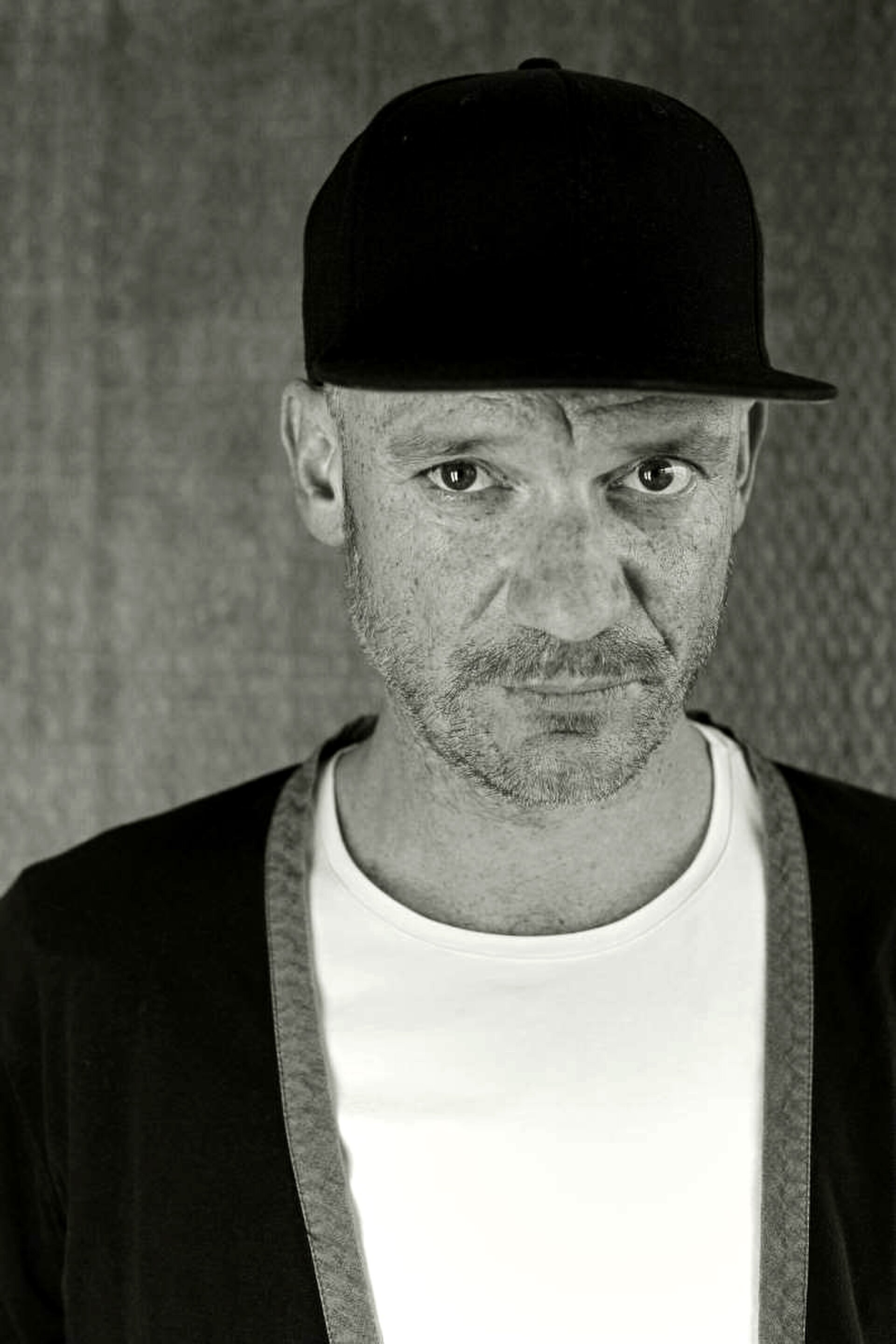 Photographie, portrait noir et blanc.