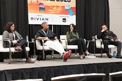 Gabi Kochlani, Eddie Blackmon, Noreen Hamid, and Benjamin Ezaki at the 2025 South by Southwest festival.