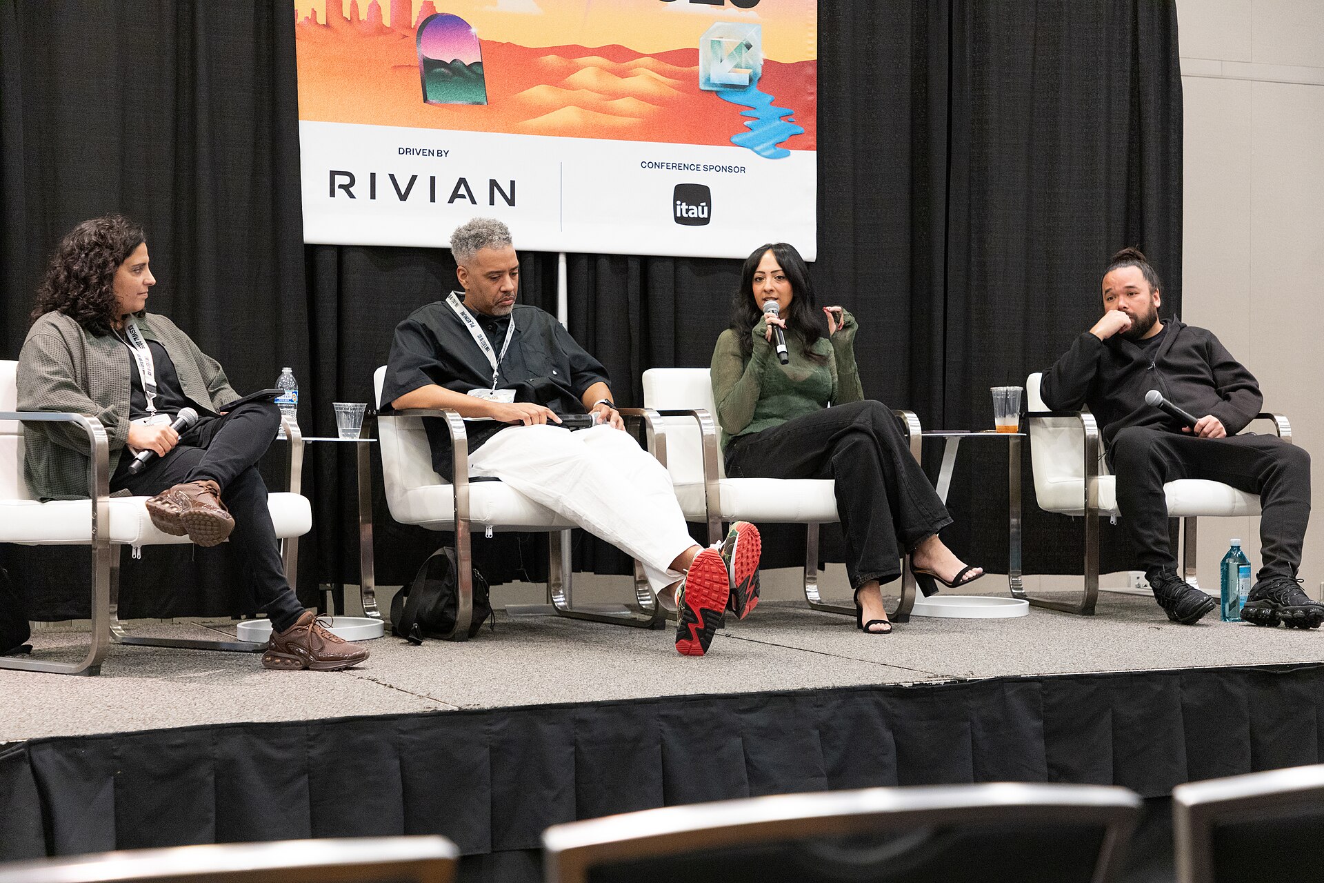 Gabi Kochlani, Eddie Blackmon, Noreen Hamid, and Benjamin Ezaki at the 2025 South by Southwest festival.