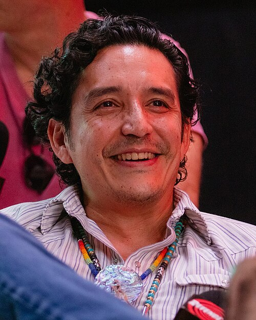 Gabriel Luna an at event in Glassell Park, Los Angeles, California